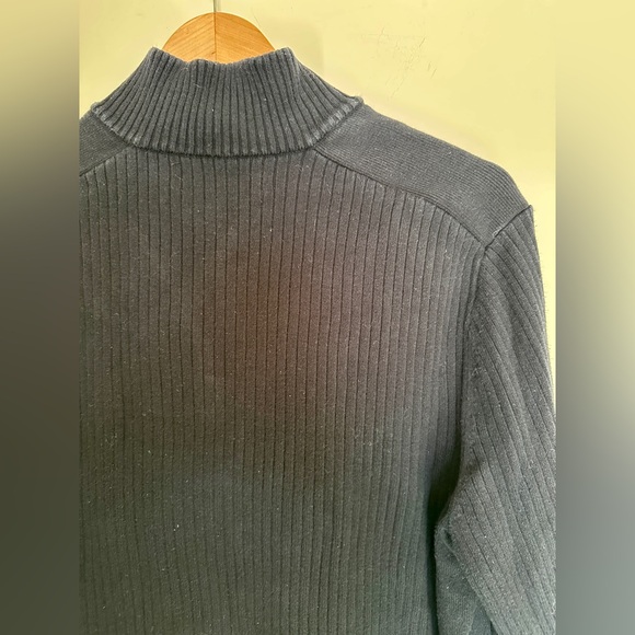 INC 1/4 Zip Ribbed Sweater - Picture 7 of 11